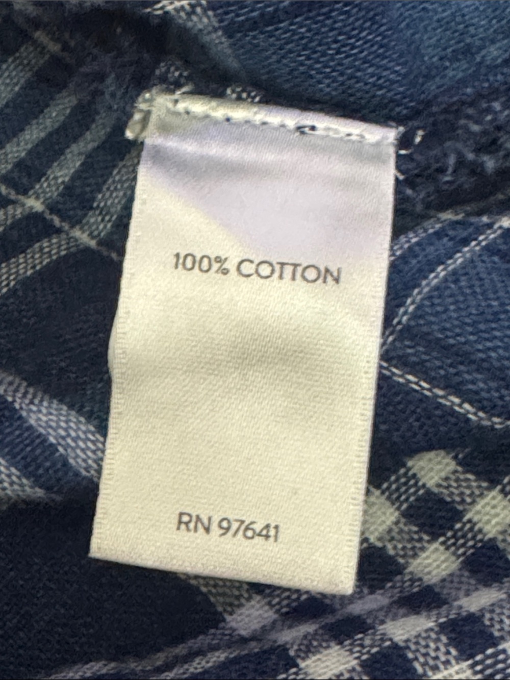 J JILL Ombré Plaid Button Down Shirt XL 25” p2p Blue EUC - Picture 8 of 10